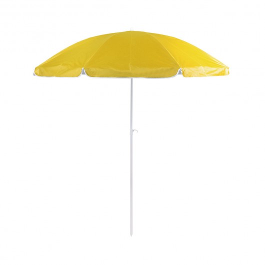 Custom Logo Beach Umbrella Yellow